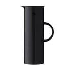 Stelton - EM77 Termoskanna 1 L, Black - Glas/Plast