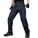 FREE SOLDIER Men's Qx Work Utility Pants, Blue, 36/Tall