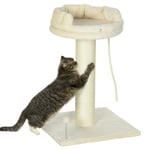 Cat Tree for Indoor Cats with Sisal Scratching Post, Spacious Kitten Bed