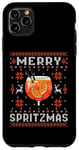 Coque pour iPhone 11 Pro Max Merry Spritzmas X HO HOLY APEROLY XMAS CLUB Noël