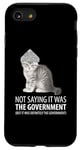 iPhone SE (2020) / 7 / 8 Conspiracy Cat in Tin Foil Hat Government Case