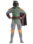 Rubie's-déguisement officiel - Star Wars- Costume Déguisement Adulte Luxe Bobba Fett - Taille Standard- ST-888574STD