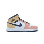 Chaussures Nike Air Jordan 1 Mid SE Flight Club GS Orange DX4365 800 Original