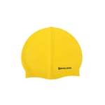 Endless EL1019 Classic Comfortable Plain Silicon Swimming Cap | Yellow | Material : Silicon | Elastic Waterproof Swimming Cap for Long and Short Hair with Thicker Edge | for Adults, Women and Men