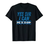 St Andrews Day Scotland Yes Sir I Can Boogie Scottish Flag T-Shirt