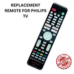 RM-024S Pro FOR PHILIPS TV REPLACEMENT REMOTE CONTROL 3D HD NETFLIX YOUTUBE