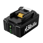 AIMAX 5.5Ah Batterie de Remplacement 18V pour Makita BL1850 Batterie pour BL1830 BL1860 BL1840 BL1835 BL1845 194204-5 LXT-400 Outils avec indicateur LED