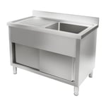 Royal Catering Oppvaskbenk - 120 cm