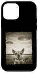 Coque pour iPhone 12 mini Chihuahua Chien Selfie Vieux Téléphone Photo Drôle Observation OVNI