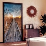 Papier-peint pour porte - Photo wallpaper - Pier on the lake I 210x80 cm