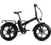 HYGGE Vester HY112 Electric Folding Bike - Onyx Black, Black