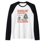 Rockin' Around the Classroom Christmas Tree Raglan Baseball Tee