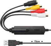 Convertisseur Video Audio Analogique Numérique Usb ¿ Vgb350 ¿ Transférer Vhs Mini Dv Hi8 Dvd K7 Sur Pc, Secam / Pal, Logiciel Inclus, Convertir Depuis Magnétoscope & Caméscope