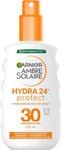 Garnier Ambre Solaire Ultra-Hydrating Sun Cream Spray SPF30, 200ml