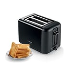 Bosch TAT3P423GB DesignLine Toaster, Stainless Steel, 970 W, Black