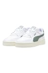 PUMA Mixte CA Pro Classic Basket, White-Eucalyptus-Warm White, 50 EU