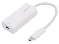 Adaptateur mini DisplayPort prise male USB C prise male 0.15m - Blanc