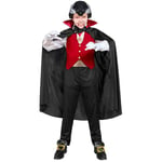 W WIDMANN MILANO Party Fashion - Costume enfant vampire, gothique, suceur de sang, comte sombre, déguisement Halloween