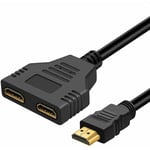 Ensoleille - Hdmi Adaptateur Câble Splitter Hdmi 1 In 2 Out Hdmi Male