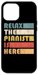 iPhone 12 Pro Max Relax The Pianist Is Here Piano Funny Musician Case