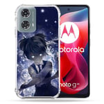 Cokitec Coque Renforcée pour Motorola G24 4G Manga Assassination Classroom Nagisa