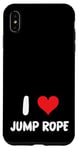 Coque pour iPhone XS Max I Love Jump Rope - Cœur - Jumping Jumping