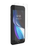 ZAGG InvisibleShiled Glass Elite+ Screen Protector for iPhone SE/8/7/6s/6, Shockproof, Smudge-proof, Scratch-Resistant, Anti-Microbial, (Screen)