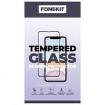 FoneKit Full Cover skærmbeskyttelse, iPhone 13 Pro, sort