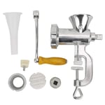 Weiyiroty Mincing Machine Multifunction Hand Shaker Noodle Maker Sausage Stuffer Aluminum Alloy Meat Grinder Stuffing Processer Manual Kitchen Tool