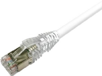 NETCONNECT Patchkabel cat 6A S/FTP PiMF, längd: 1,25 m färg: vit med LSZH-mantel