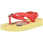 Havaianas Baby Disney Classics II Lemon Yellow Rubber Flip Flops Sandals