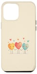 iPhone 12 Pro Max Small hearts, matching, family, partner look, three friends Case