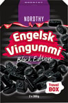 Engelsk Vingummi Black Edition, 600g