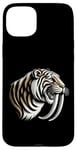 Coque pour iPhone 15 Plus Sabertooth Puissant Rugissement Épique