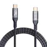 Usb4 Câble 240W 2M¿Cable Tb4¿ Charge, Supporte 40 Gbps Transfert De Données, Affichage Hd 8K, Compatible Avec Thunderbolt 4, Câble Usb C À Usb C