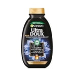 Garnier Ultra Doux - Shampooing Hydratant & Équilibrant au Charbon Magnétique & Fleur de Nigelle - Pour Cheveux Normaux à Gras - 250 ml