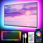 GIPOYENT TV Light Strip, 5M Backlight, 16.4FT for 45"-75"TV, Multicolor 