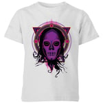 Harry Potter Death Mask 2 Neon Kids' T-Shirt - Grey - 7-8 ans - Gris