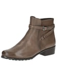 CAPRICE Bottines à Talon pour Femme 9-25308-43, Taupe Nappa, 40 EU