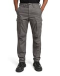 G-STAR RAW Men's Core Regular Cargo Trousers Pants, Grey (Gs Grey D24309-d305-1260), 32 W/34 L