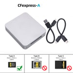 lecteur de carte CFexpress USB3.1 Isabel 2 Type C 10Gbps CFE-B/carte CFE-A carte mémoire adaptateur de stockage pour PC ordinateur portable téléphone - Type 07-CFA 2 Cable #A