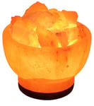 2X ONEX USB HIMALAYAN CRYSTAL ROCK Bowl SALT Natural LAMP 100% organic Chunks