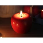 Apple Candles Christmas Eve Fruktformade Ljus（7.5*7.5）