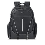 Solo Rival Sac à dos pour ordinateur portable 17,3" avec poches latérales rigides, Noir (Noir) - ACV700-4