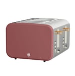 Swan Nordic 4 Slice Toaster ST14620FUS (Fuchsia Rose)