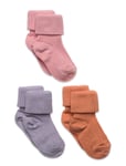 Cotton Rib Baby Socks - 3-Pack Sockor Strumpor Multi/patterned Mp Denmark