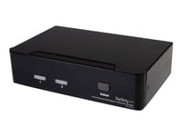 Startech.Com Professionell Usb Displayport Kvm-Switch Med 2 Portar Och Audio - Omkopplare För Tangentbord/Video/Mus/Ljud - 2 X Kvm/Ljud - 1 Lokal Användare - Skrivbordsmodell - För P/N: Dp4n1usb6, Im12d1500p, Sva12m2neua, Sva12m5na