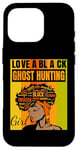 iPhone 16 Pro Black Independence Day - Love a Black Ghost Hunting Girl Case