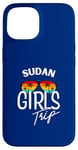 Coque pour iPhone 15 Girls Trip Soudan Voyage Vacances Femmes Soudan