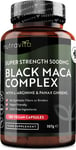 Maca Root Capsules 5000Mg (High Strength) – 180 Vegan Black (6 Month Supply) Not